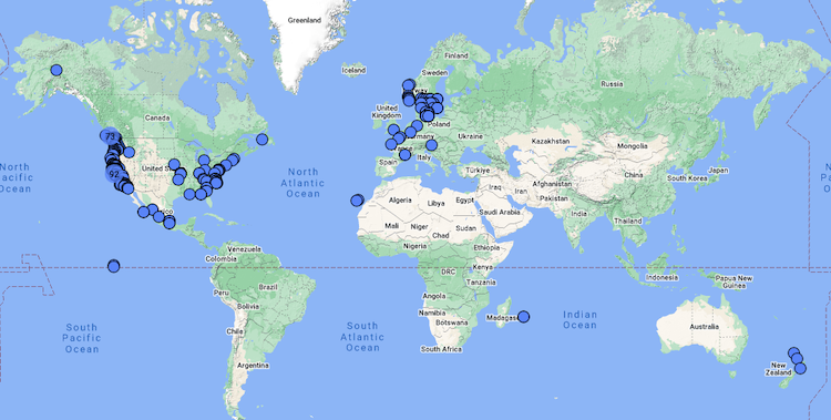Pleuridium acuminatum distribution